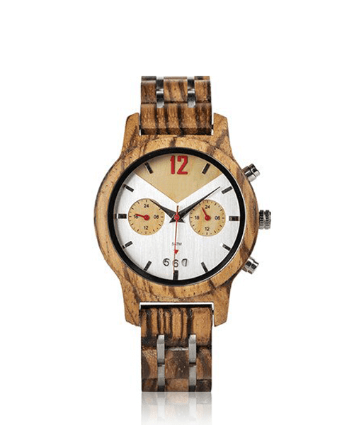 MONTRE EN BOIS HOMME ET FEMME BE Dualité - Bois Eden