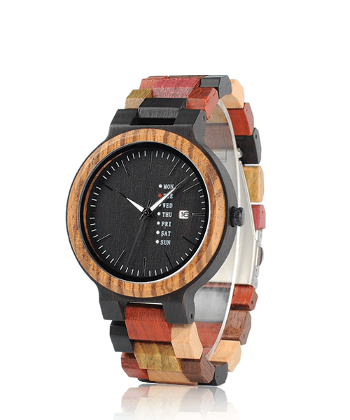 MONTRE EN BOIS HOMME ET FEMME BE Inca - Bois Eden