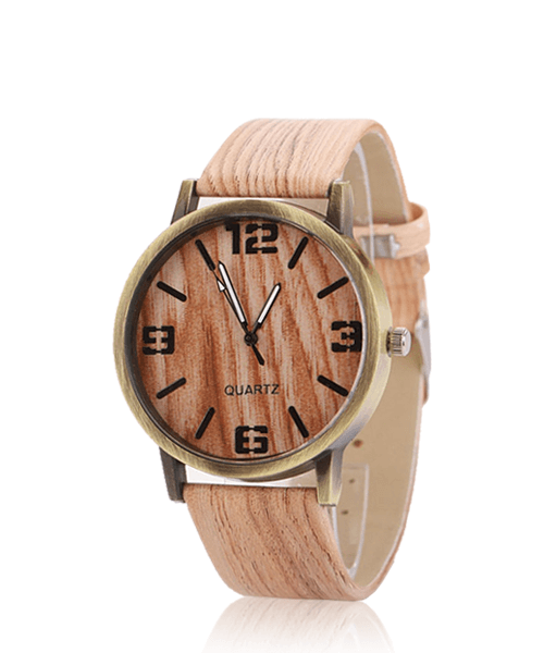 MONTRE EN BOIS HOMME ET FEMME BE Initiale - Bois Eden