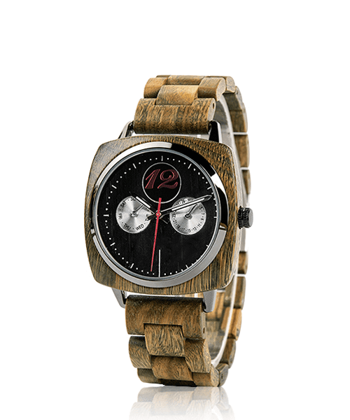 MONTRE EN BOIS HOMME ET FEMME BE Switch - Bois Eden