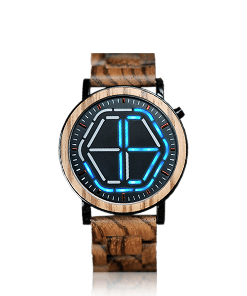 MONTRE EN BOIS HOMME ET FEMME BE Tron - Bois Eden