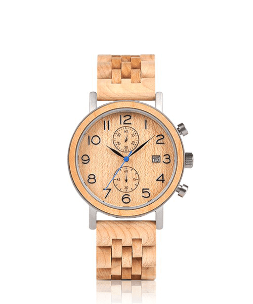 MONTRE EN BOIS HOMME ET FEMME BE Vertigo - Bois Eden