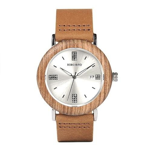 MONTRE EN BOIS HOMME ET FEMME Canne Ex - Bois Eden