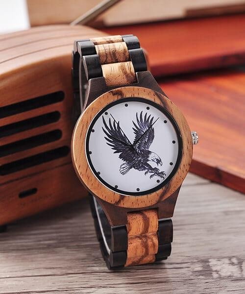 MONTRE EN BOIS HOMME Matra aigle - Bois Eden