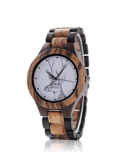 MONTRE EN BOIS HOMME Matra cerf - Bois Eden