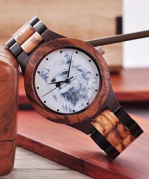 MONTRE EN BOIS HOMME Matra loup - Bois Eden