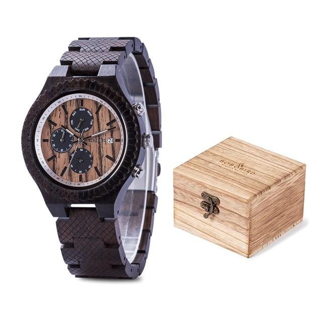 MONTRE EN BOIS HOMME Pukan - Bois Eden