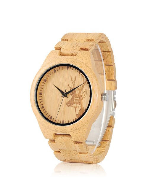 MONTRE EN BOIS MIXTE Cerf - Bois Eden