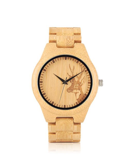 MONTRE EN BOIS MIXTE Cerf - Bois Eden