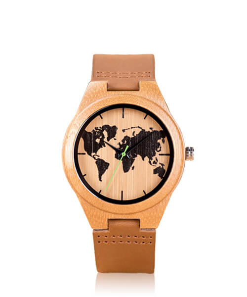 MONTRE EN BOIS MIXTE Terre - Bois Eden