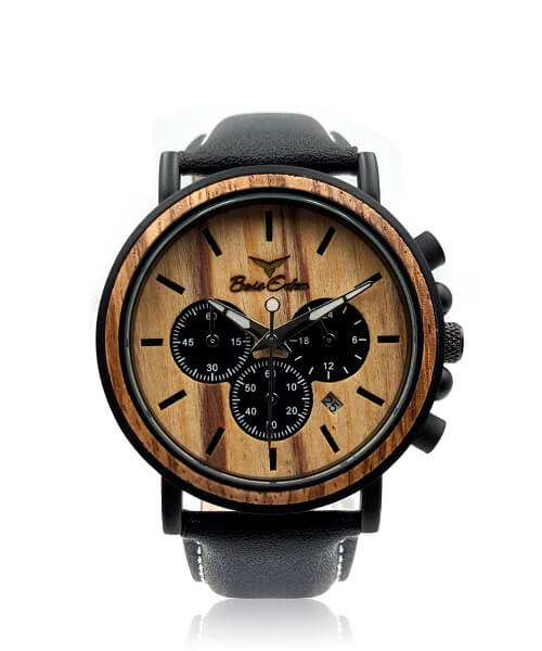 MONTRE EN BOIS PREMIUM MIXTE BE Terrabiome - Bois Eden