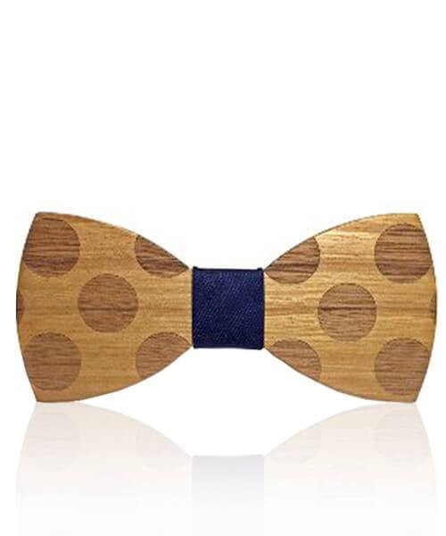 NOEUD PAPILLON ENFANT Balsa bleu foncé - Bois Eden