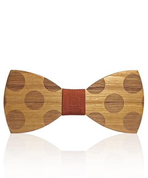 NOEUD PAPILLON ENFANT Balsa orange - Bois Eden